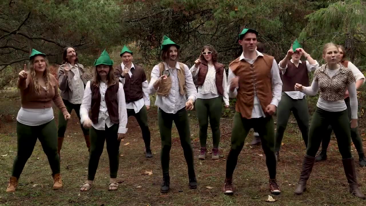 Family Costume: Robin Hood men in tights song and dance