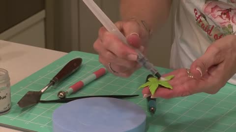 Pink Gum Paste Tutorial and Flower Filler