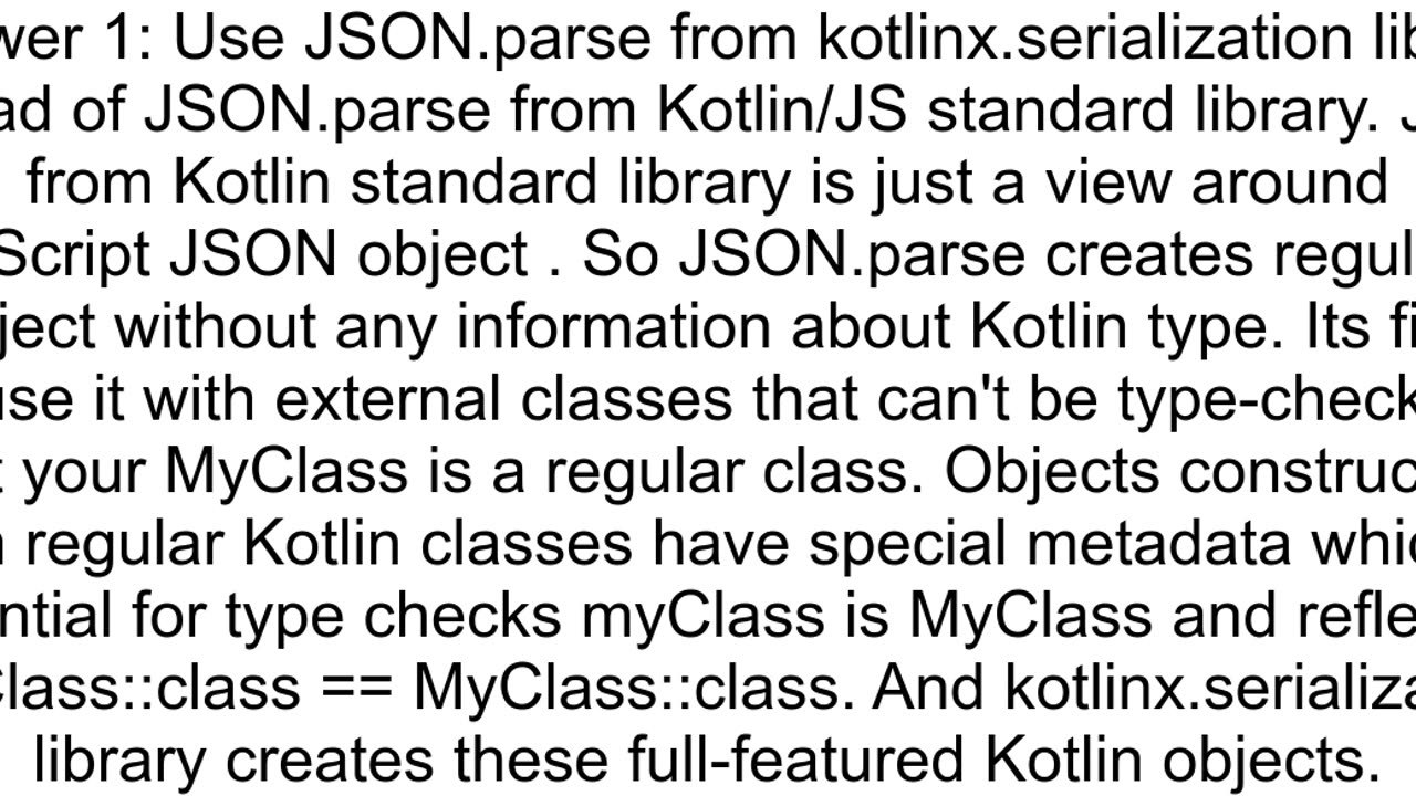 How to JavaScript object to Kotlin class