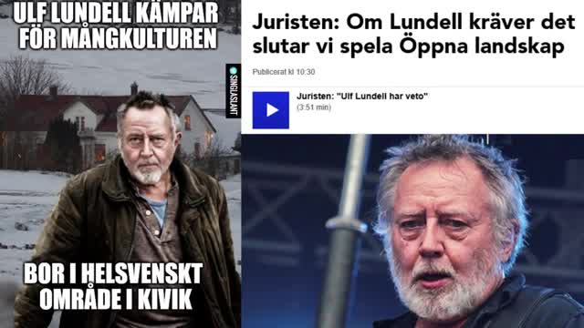 SD-hatande Ulf Lundell & SR gör sig till åtlöje