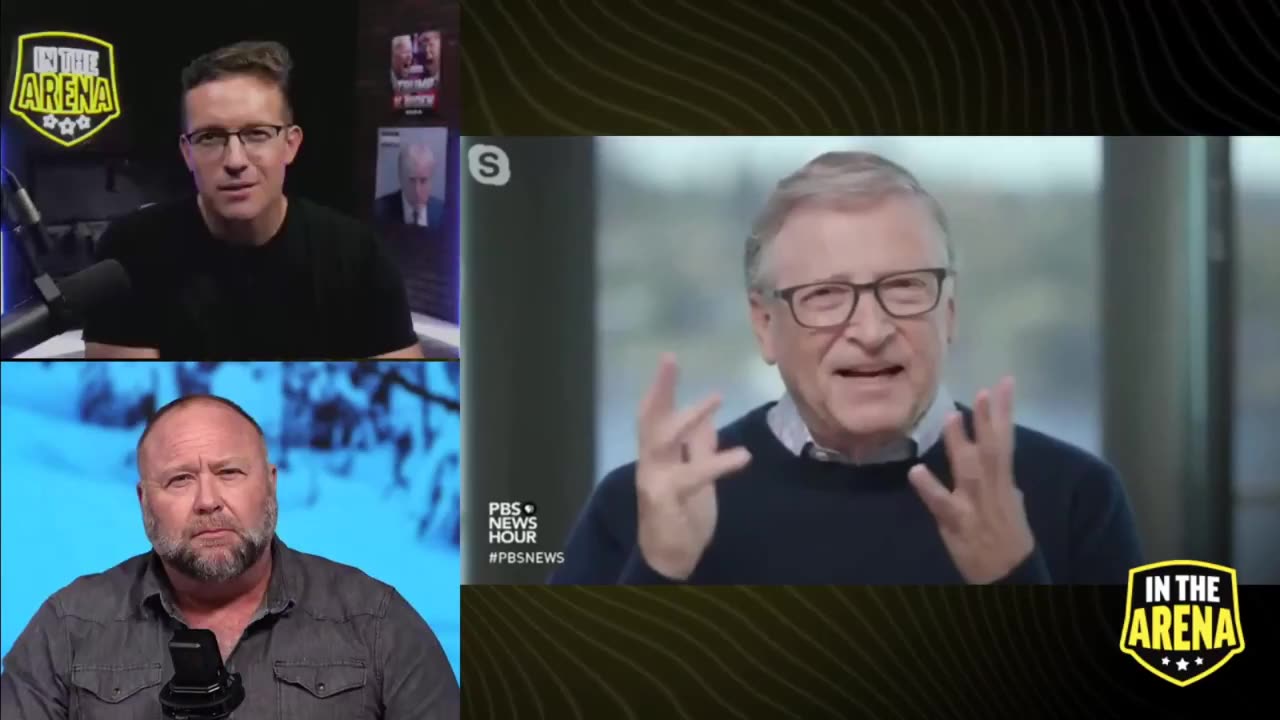 Alex Jones Reacts To Bill Gates's 'Thug' Answer To Epstein Question