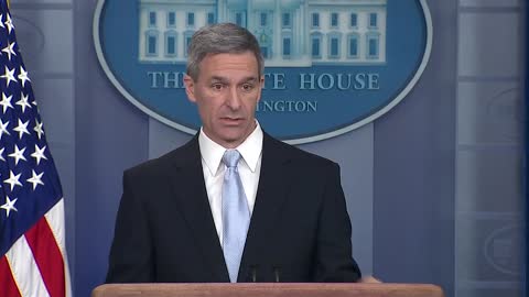 Ken Cuccinelli speaks in White House presser