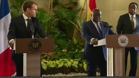 Ghanian President tell France President like it is