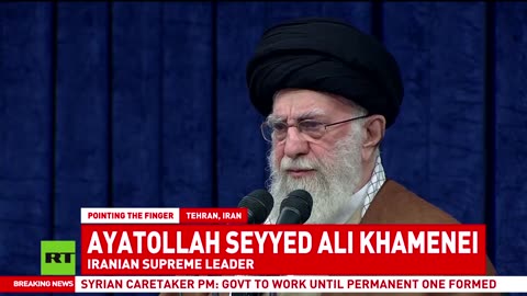 NOTIZIE DAL MONDO La guida suprema dell'Iran,l'ayatollah Ali Khamenei,ha dichiarato che gli Stati Uniti e i sionisti d'Israele sono direttamente responsabili della caduta del governo di Assad in Siria da parte dei jihadisti di HTS