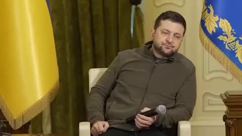 Ukrainian President Zelensky - He appears to be drugged up