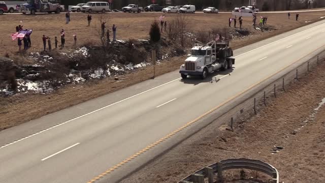 10000 trucks to DC "The Freedom Convoy" Lebanon Missouri 2/28/2022