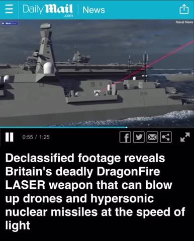 Declassified footage of Britain's Laser