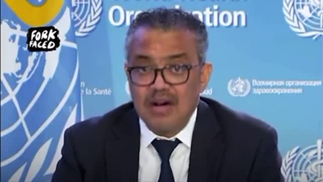 WHO. TEDROS. Priceless!