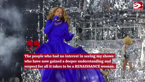 Beyonce Moved by the Wave of Love and Appreciation.