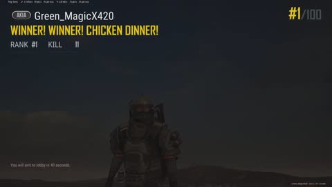 PUBG: KILLER TAEGO CHICKEN DINNER