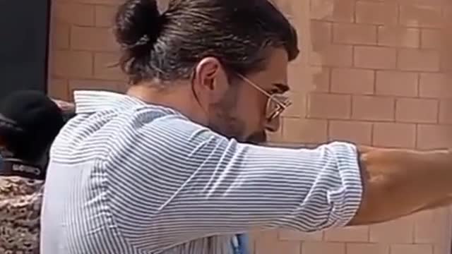 Turgut in karachi /Turgut shotING practice