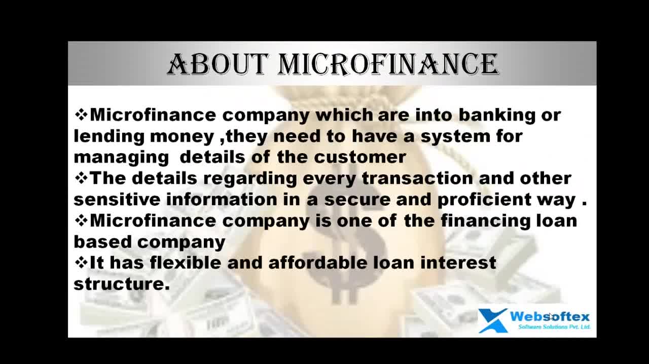 Microfinance Software Web Based Application