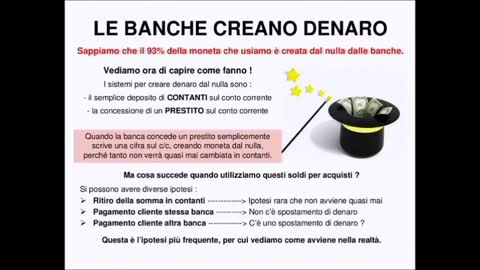 Come creano le banche la moneta ELETTRONICA il 95% della moneta che si usa è elettronica e non cartacea quindi è un associazione a delinquere di truffatori,falsari ed usurai chiamata Nuovo Ordine Mondiale