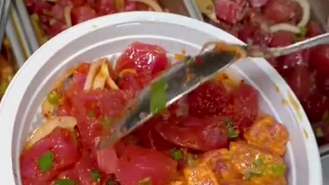 Delicious poke from Paina Cafe