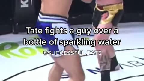 Andrew Tate FIGHTS a dude because he doesn’t like sparkling water
