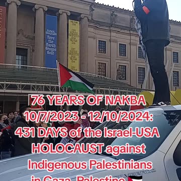 431 DAYS of the Israel-USA HOLOCAUST against Indigenous Palestinians in Gaza.