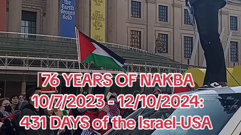 431 DAYS of the Israel-USA HOLOCAUST against Indigenous Palestinians in Gaza.