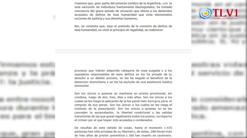 38 - 8910 N° 38 - Para la justicia actual, los argentinos estamos en libertad condicional