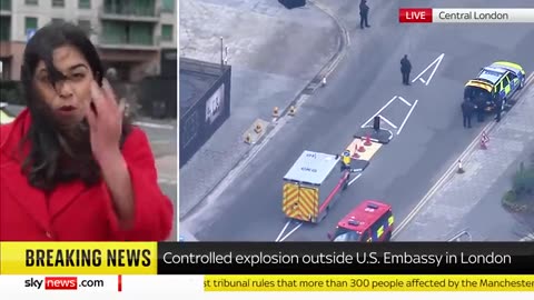 Suspicious package found close to the US embassy in London