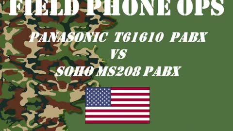 FIELD PHONE OPS: PRIVATE AUTOMATIC BRANCH EXCHANGES OPS