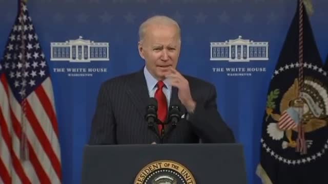 You Know Biden Doesn't Know What To Think/Say When He Reads This From Teleprompter
