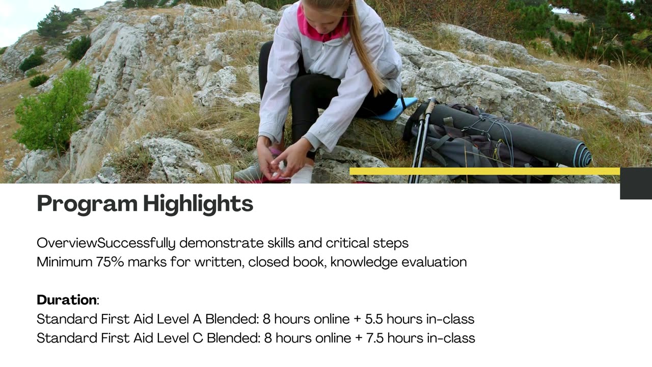 Are You Looking For Standard First Aid Blended (Levels A or C) In Canada
