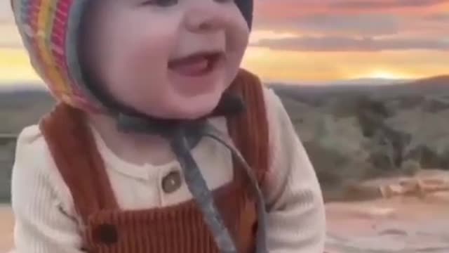 CUTE BABY VIDEO ON CAMERA