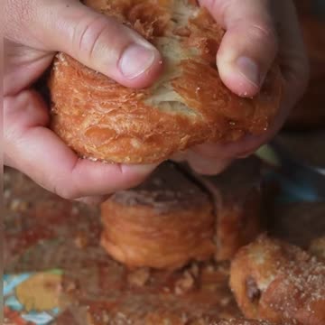 "Cronuts Unleashed: A Symphony of Crispy Layers and Sweet Bliss | Pastry Perfection at Its Finest!"