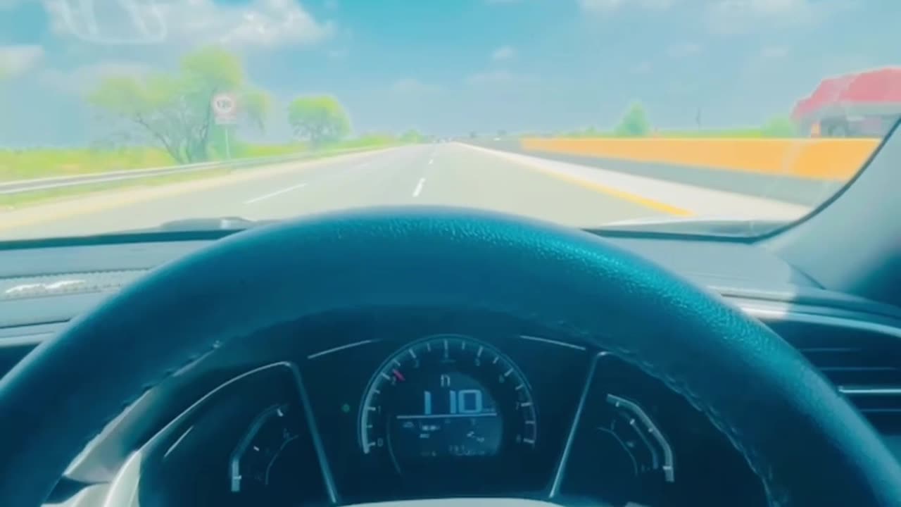 Beauty of Pakistan while driving
