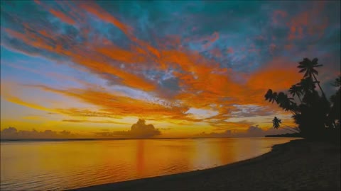 Relaxing Music during Sunset