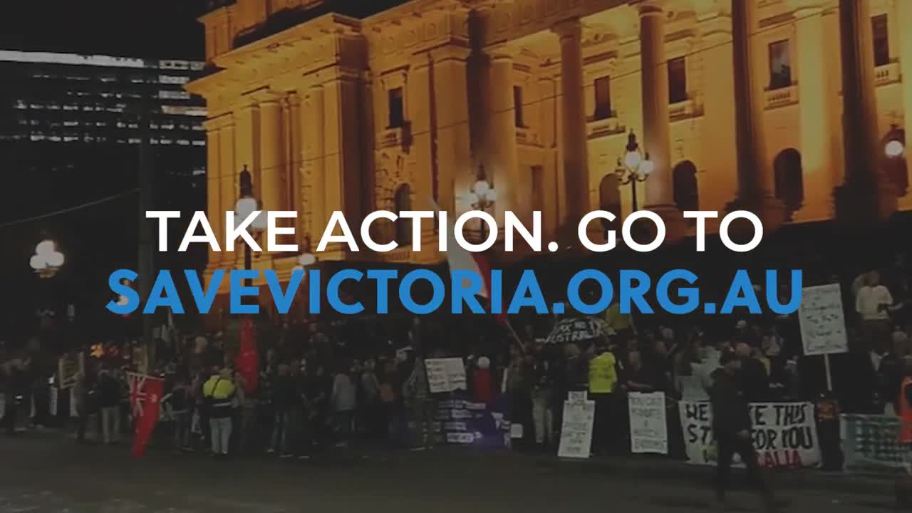 "We're not gonna take it anymore!" Occupy Parliament Protest Party in Melbourne