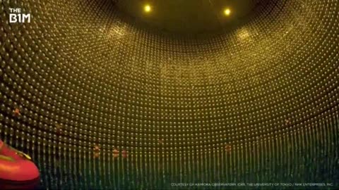 STUDYING NEUTRINOS IN A GIANT UNDERGROUND WATER TANK IN JAPAN
