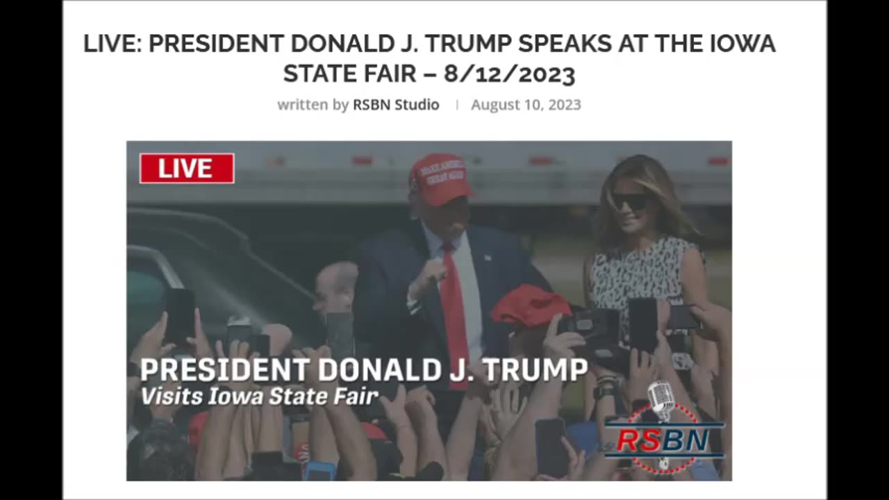 LIVE: President Donald J. Trump Speaks at the Iowa