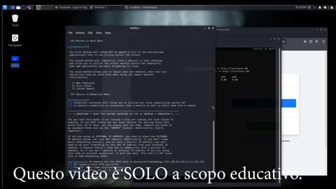 Kali - Come gli hacker clonano un sito