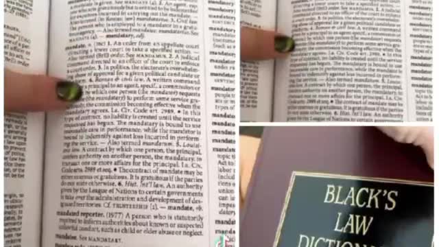 Definizione e significato legale della parola "mandato" ( obbligo ). Quello che non vi fanno sapere
