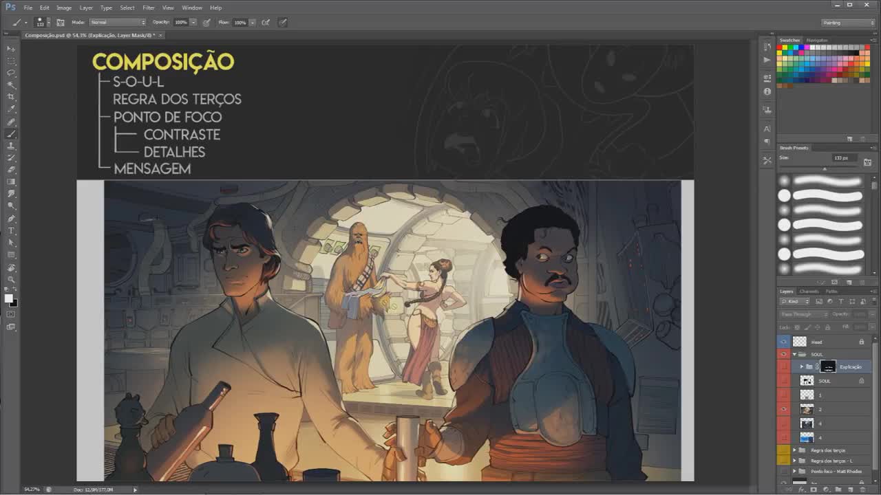 Aula 6 - Como planejar uma composição Módulo 5 - Desenho Digital