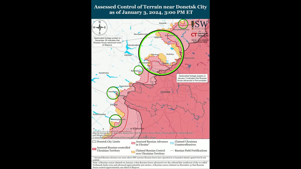 πΊπΈβοΈ Maps by ISW Troll Entity at 15:00 ET on 3 Jan 2024 π»