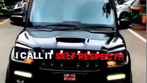 Self respect 😉