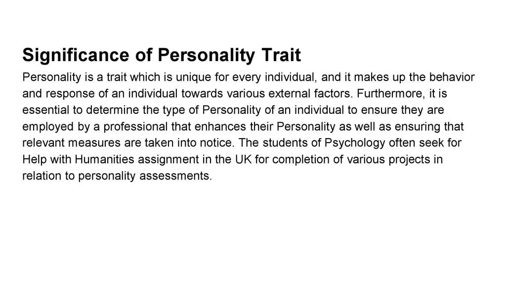 What is Personality?