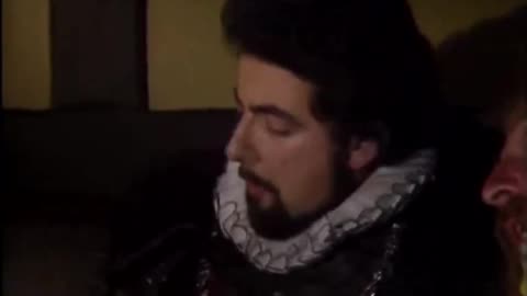 Some scene stealing from the fantastic Tom Baker in Blackadder 2 (1986)