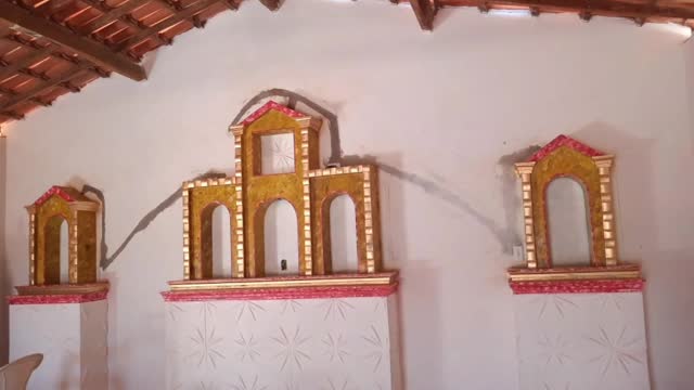 marble effect with acrylic mass in niches ..