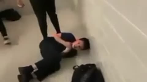 White boy beaten in school bathroom