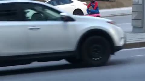 Video Shows Someone Mario Karting Through Downtown Montreal