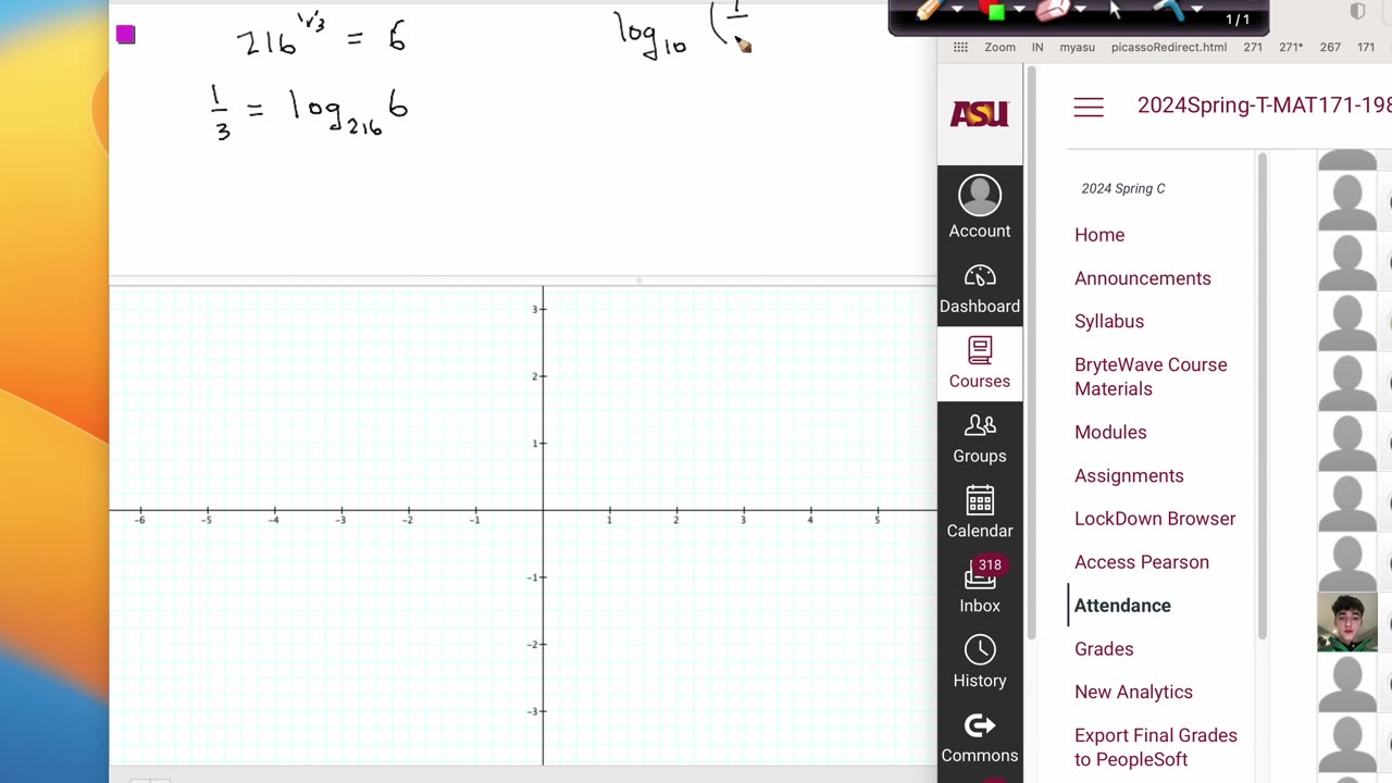 MAT 171 Tues Feb 20: Log Graphs, Properties, Equations