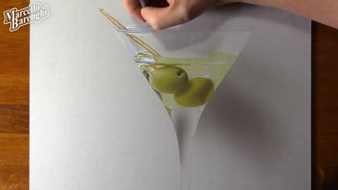 Draw The Fruit Color In The Cocktail