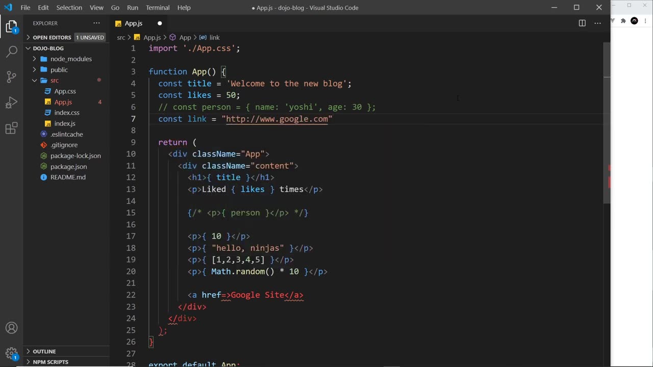 #4 - Dynamic Values in Templates