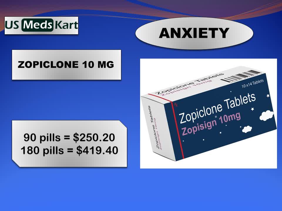 Zopiclone 10 Mg Tablet in usa