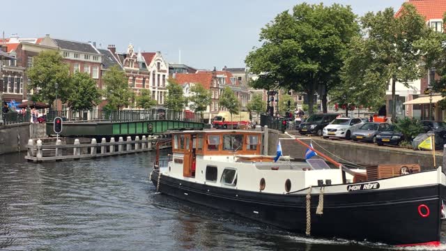 Harlem bridge in Amsterdam