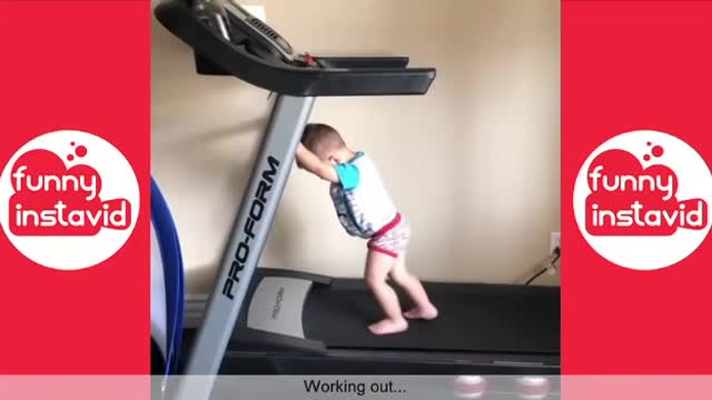 Little kid working out - all the motivation you need to get started