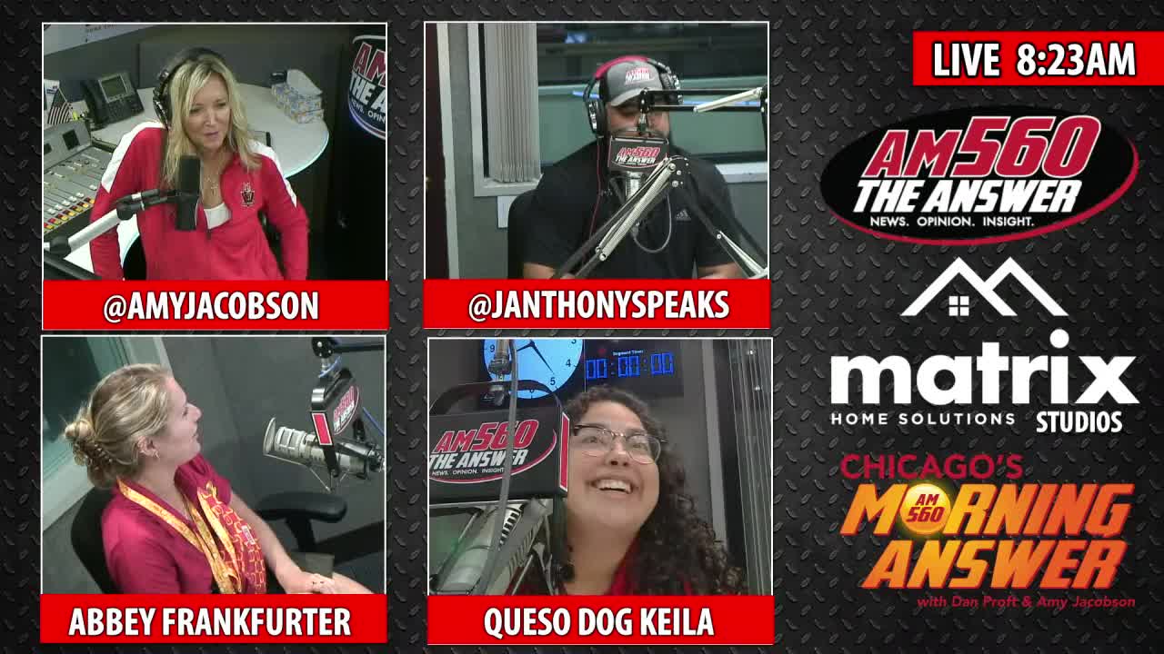 The Mystery guests are.... Abbey 'Frankfurter' & Queso Dog Keila, with the Oscar Mayer Wiener Mobile